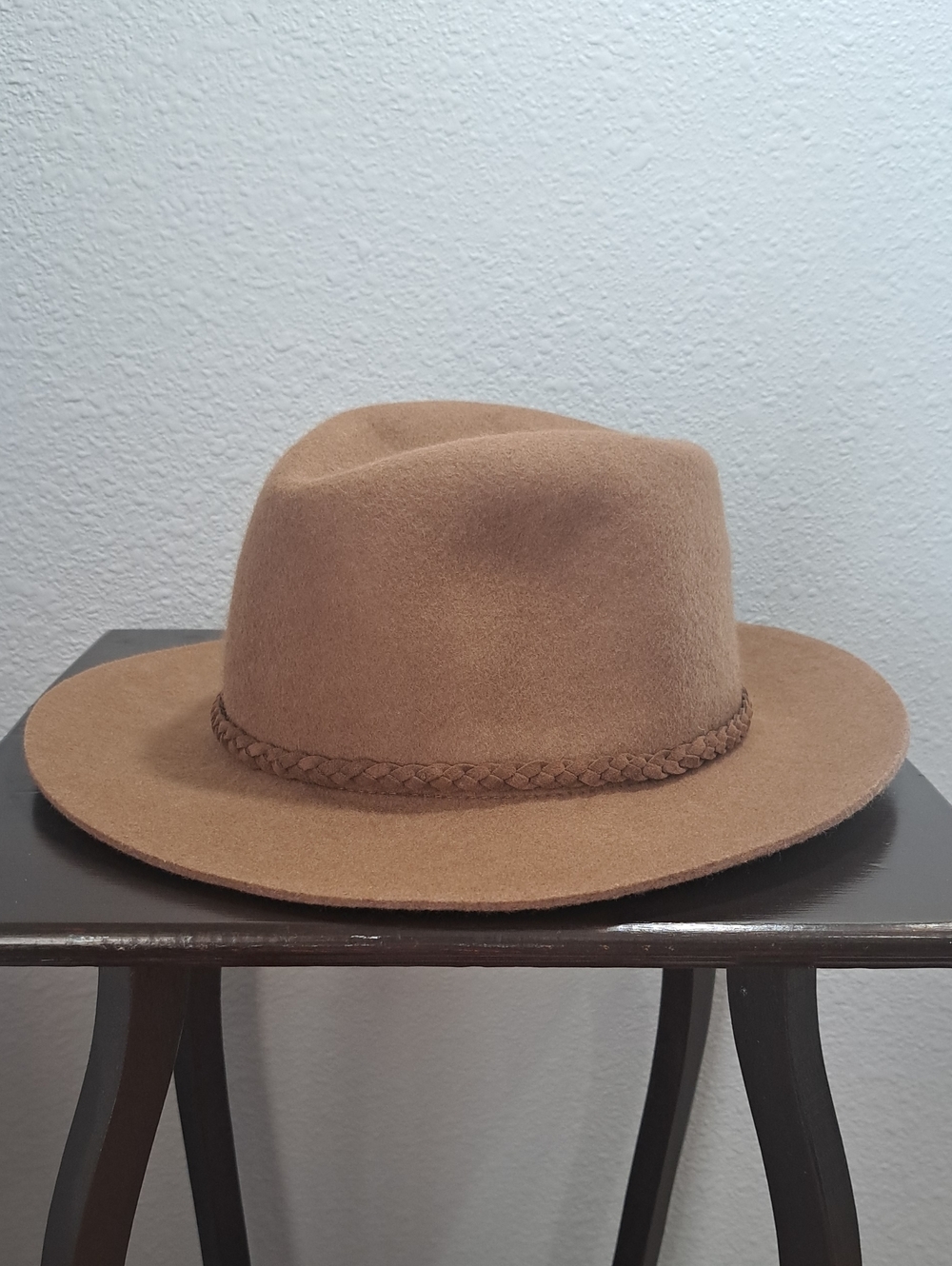 hinge Brown Wool Fedora Hat